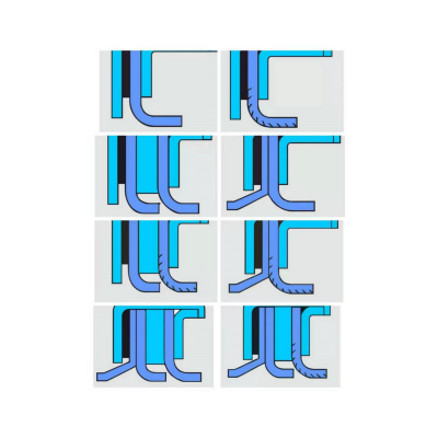 High pressure rotary lip seals