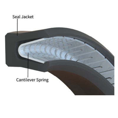 CANTILEVER SPRING ENERGIZED ROD SEAL